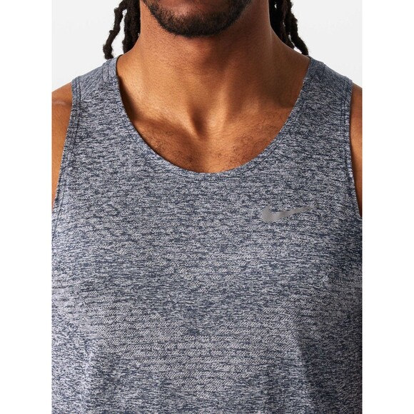 Nike DRI-FIT ADV Stride Running Athletic Tank HV5210-011 Gray Men's Medium NEW - Picture 7 of 13